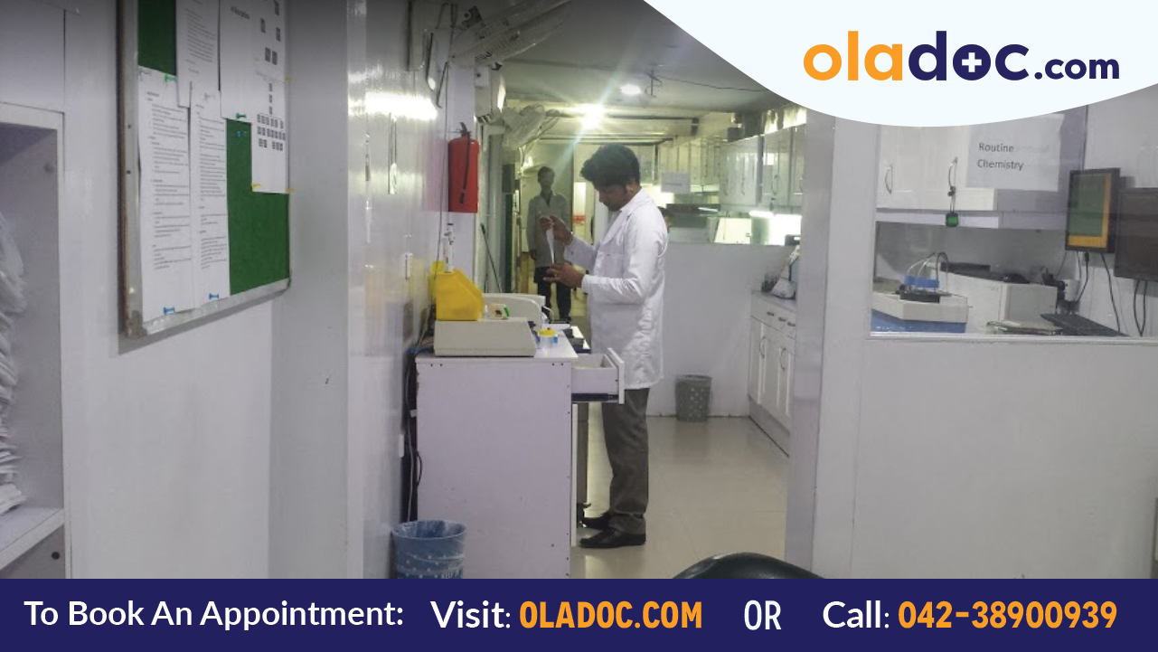 Lab at Surgimed Hospital Lahore